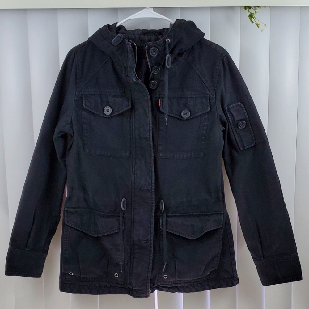 Hooded Military Jacket